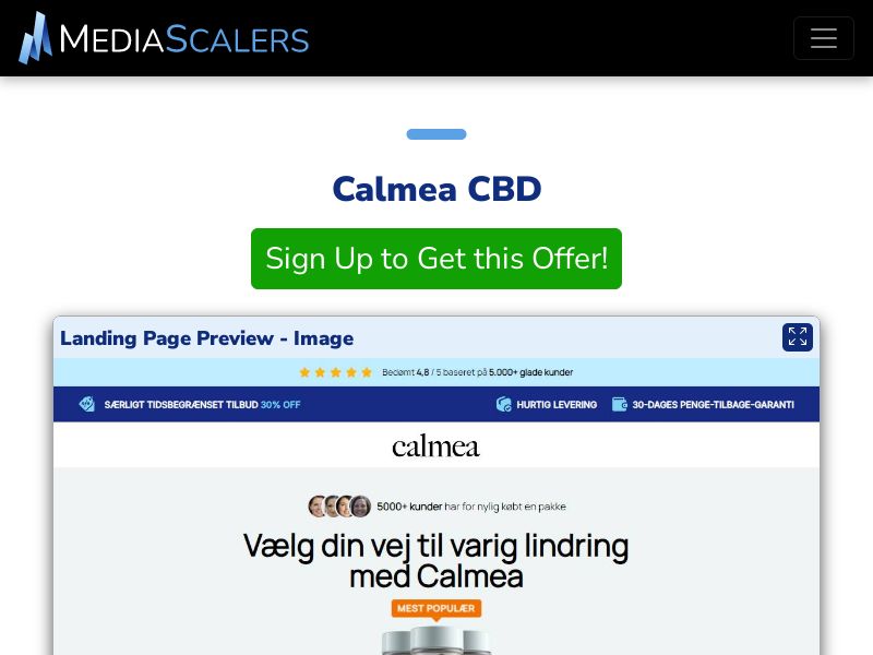 Calmea CBD {+DTC, Quiz} [DK]