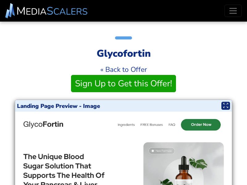 Glycofortin {+DTC, TSL, VSL} [US, CA, AU, UK, NZ, IE]