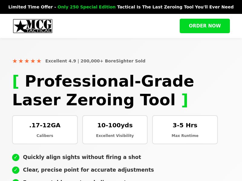 ! NEW OFFER - Boar Laser Zeroing Tool [US] (Social,Banner,Native,Push,SEO,Search,Brand Bidding) - CPA
