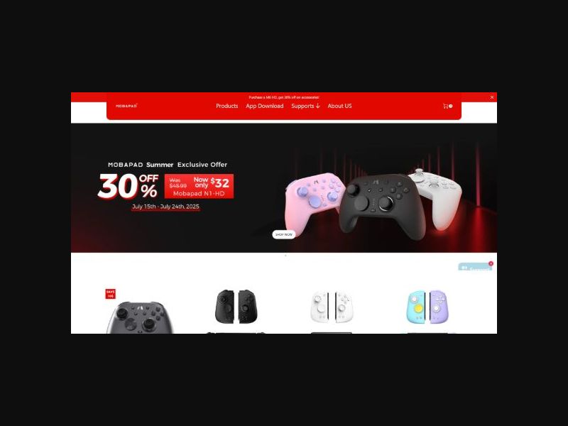 Mobapad - Gaming Accessories - RevShare (US,CA,UK +more)