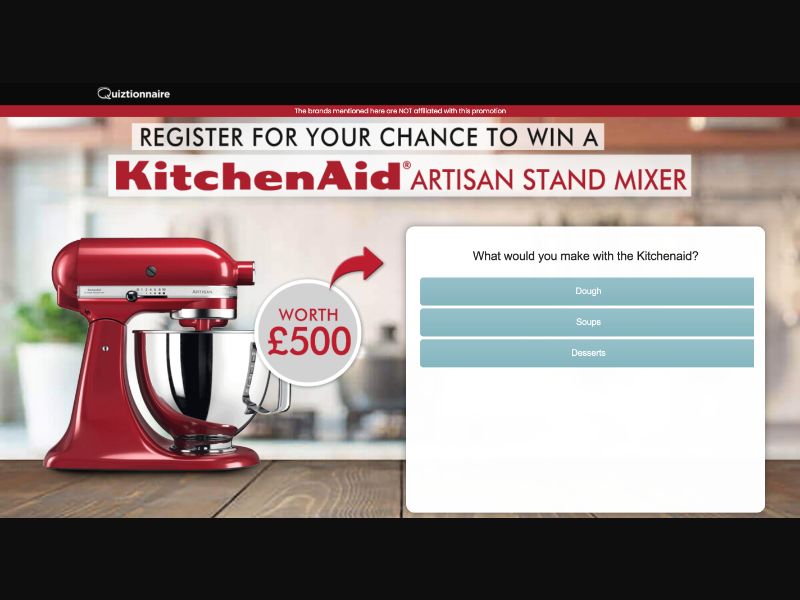UK - Quiztionnaire - Kitchenaid - (CPL)