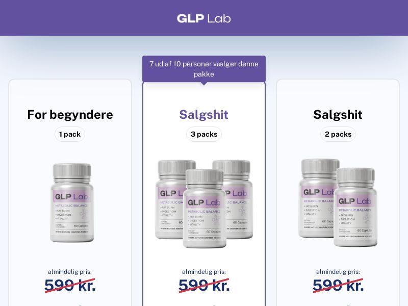 GLP Lab | NL & BE | D2C | Exclusive