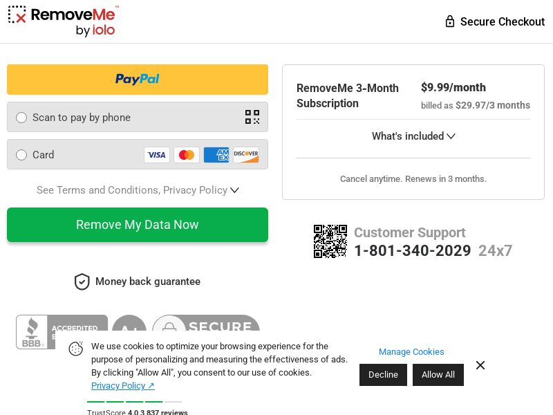 RemoveMe | Remove Your Personal Data Online! - CPS | US