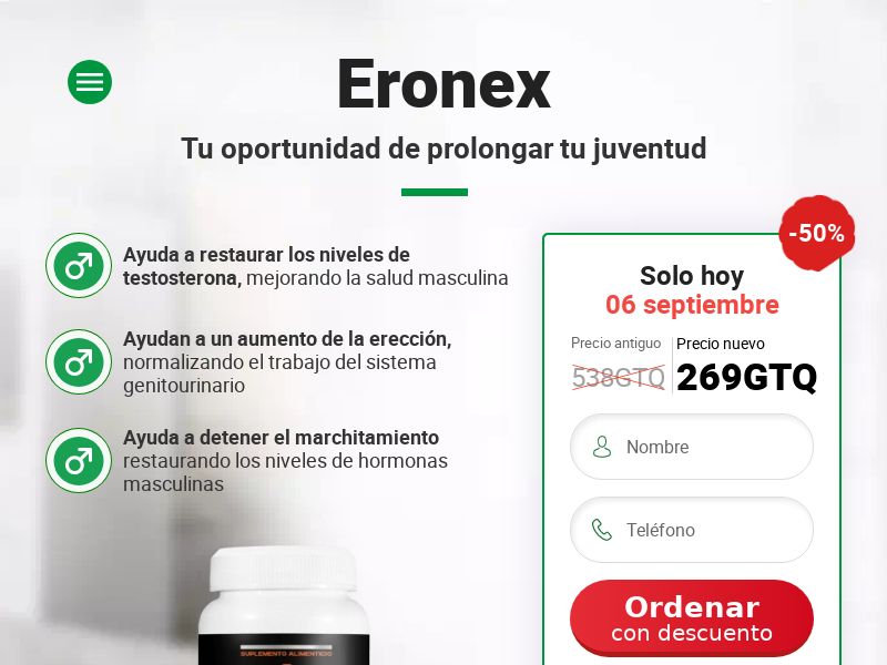 ERONEX GT - POTENCY TREATMENT PRODUCT HOLD