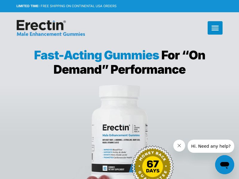 Erectin Gummies - Revshare