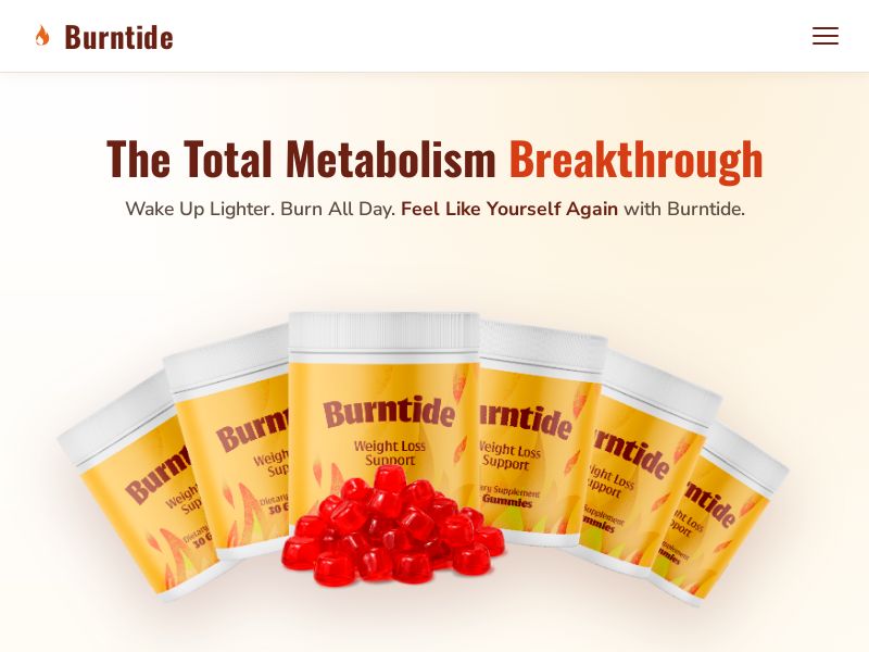 ! NEW OFFER - Burntide Weight Loss Gummies [US,AU,UK,CA,NZ] (Social,Banner,Native,Push,SEO,Search,Brand Bidding) - CPA