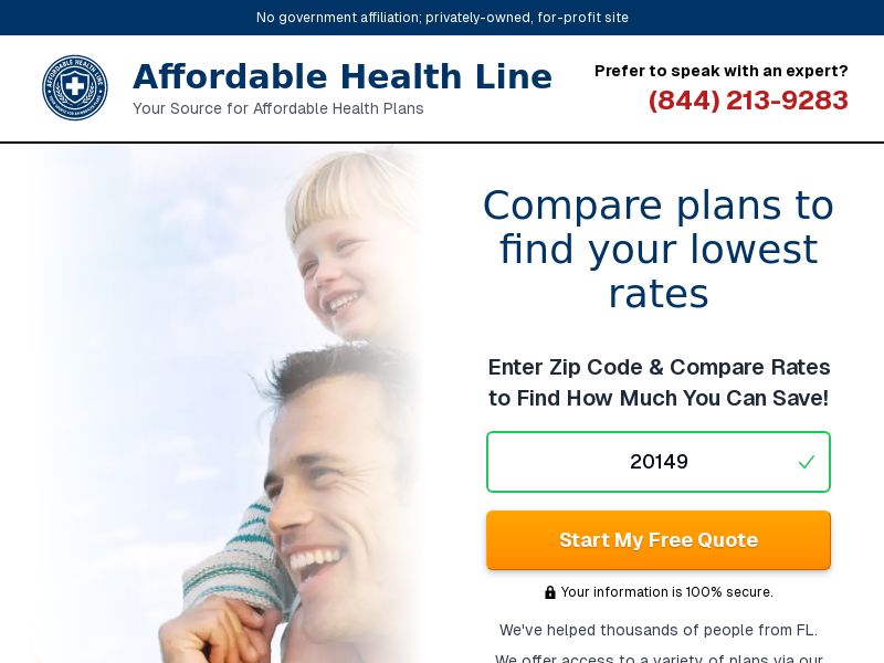 Health Insurance (Affordablehealthline.com) | CPL Referral Traffic (Leads, Calls, Clicks) | O&O Exclusive Offer