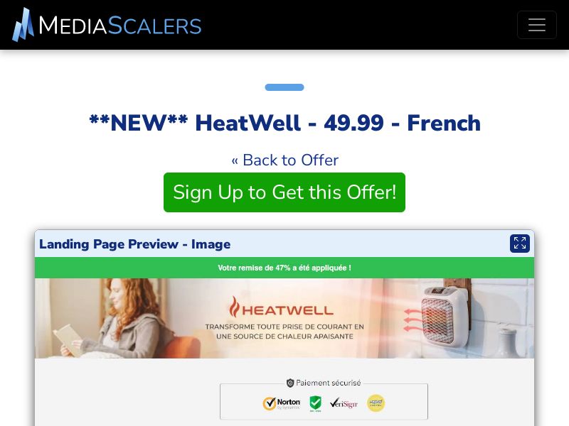 HeatWell - 49.99 - French {+DTC, Alt-Landers} (Event Tracking) [US]