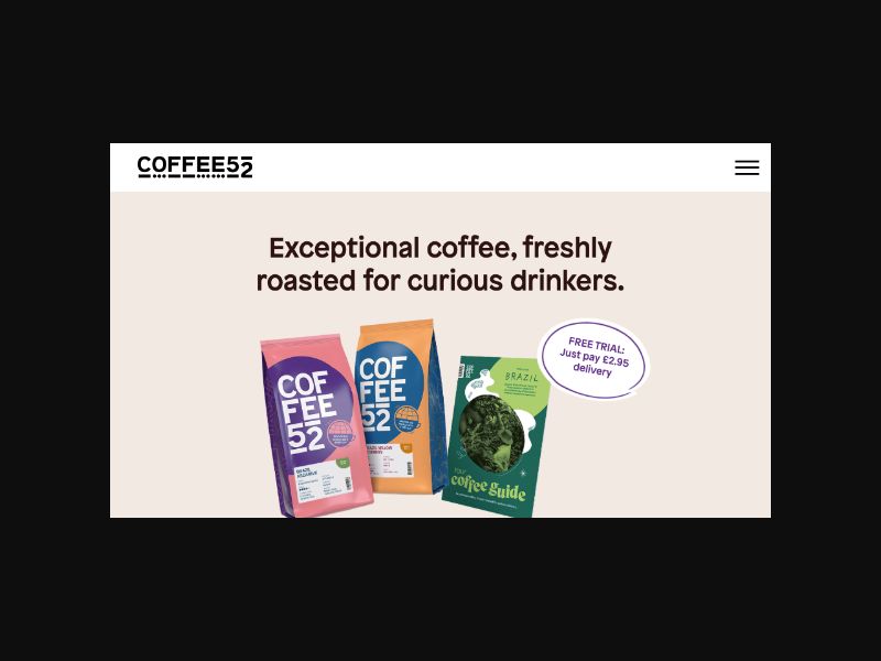 Coffee52 - 2 Bags Free - CPA (UK)