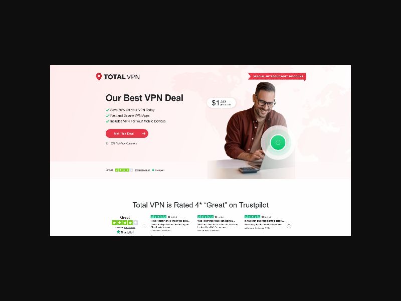 TotalVPN - CPS (US,UK,AU + more)