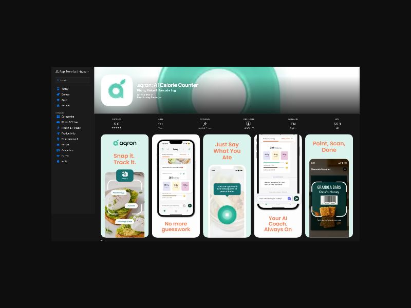 Aqron - AI Calorie Tracking - CPS (US,CA,AU,UK) [Mobile]