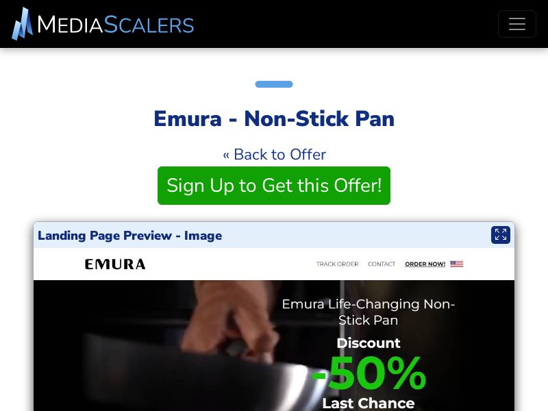 Emura - Non-Stick Pan {+Advertorial, DTC, Multi-Lang} (Event Tracking) [US, DE, CA, AU, UK, FR, IL, +44 More]