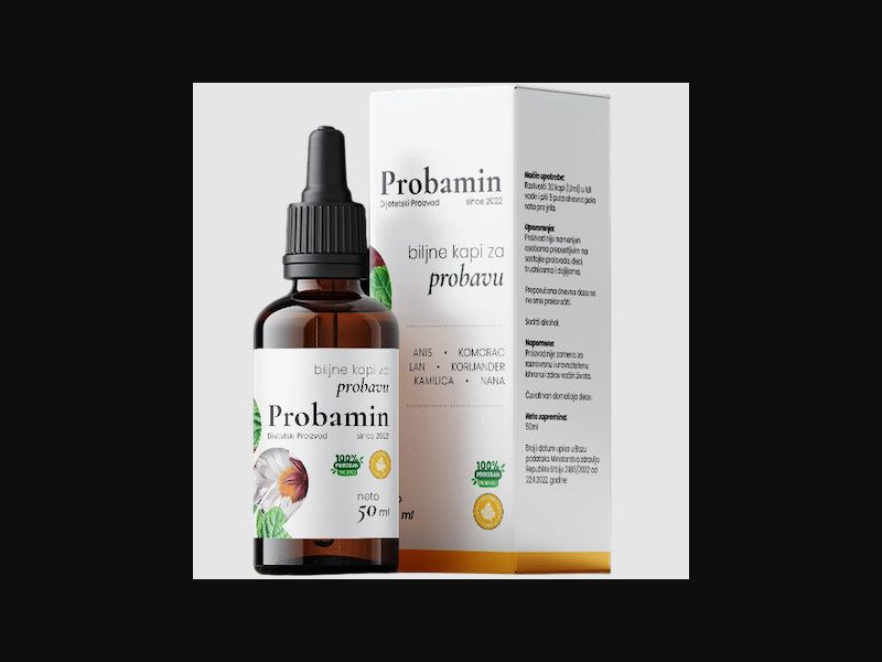 Probamin - drops from parasites | low price