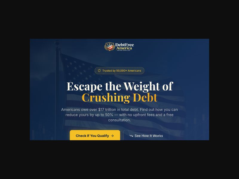 Debt Free America - Reduce Your Debt - CPL (US)