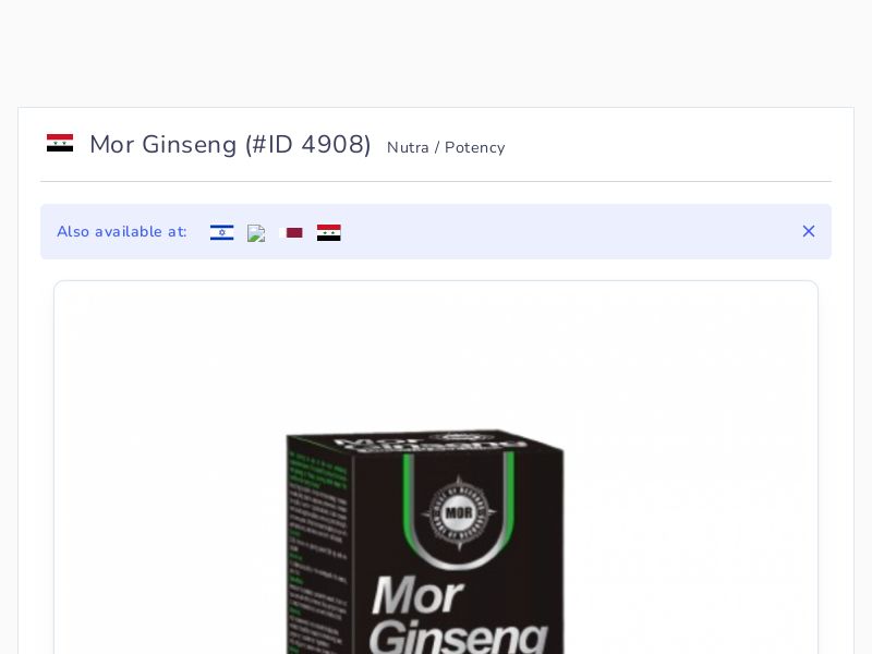 Mor Ginseng