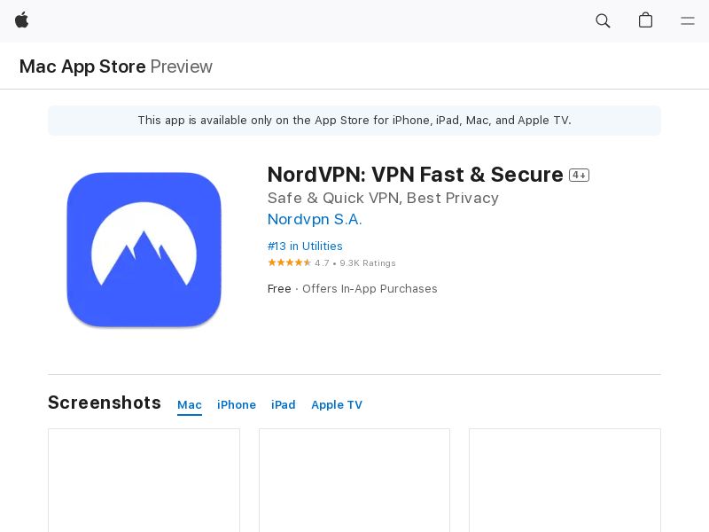 Nord VPN CPA MOBILE APPLICATION OFFER