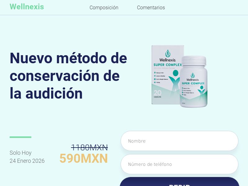 Wellnexis 590 MXN - HEARING HEALTH