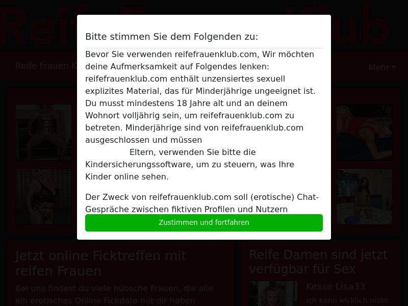 Reifefrauenklub SOI Responsive DACH ONLY FOR SMARTLINK