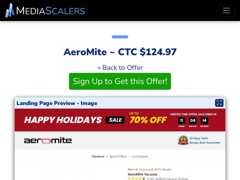 AeroMite ~ CTC $124.97 {+DTC, Alt-Landers} (Event Tracking) [US]