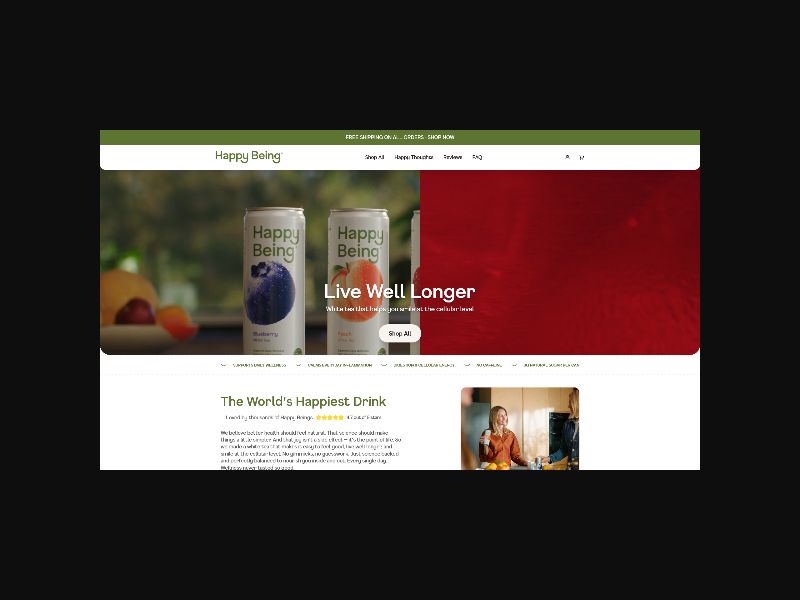 Happy Being - Functional Wellness Beverage - CPS (US)