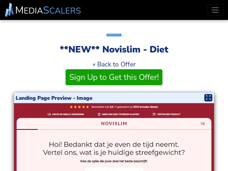 Novislim - Diet {+Quiz, DTC} [NL]