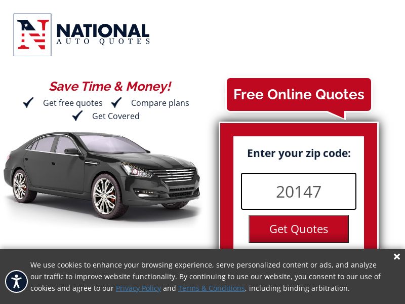 National Auto Quotes (Email Only) - US