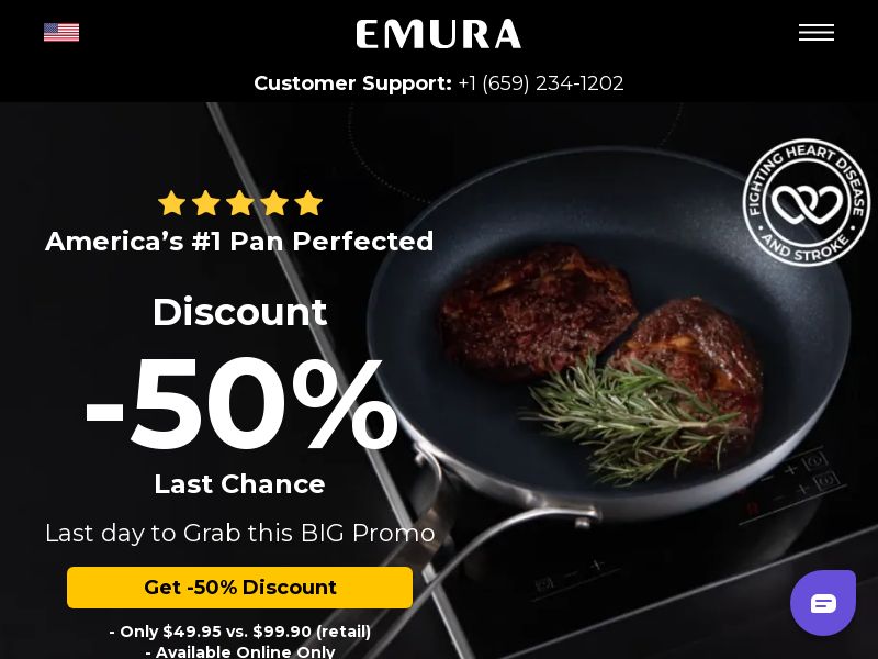 Emura - Non-Stick Pan (US CA Only!)