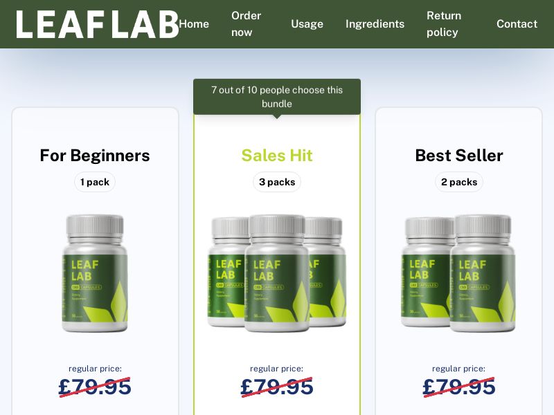 Leaf Lab | UK | D2C