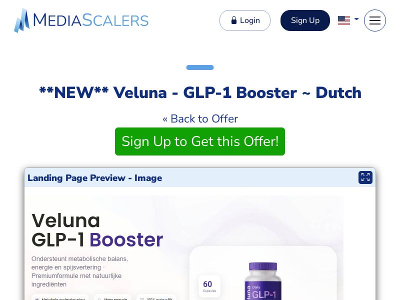 Veluna - GLP-1 Booster ~ Dutch {+DTC} [BE]