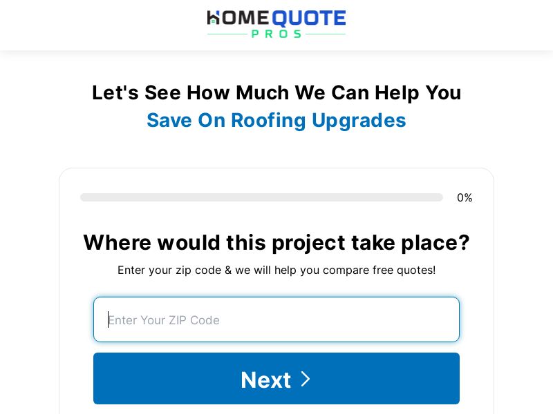 Home Quote Pros - Roofing - Revshare