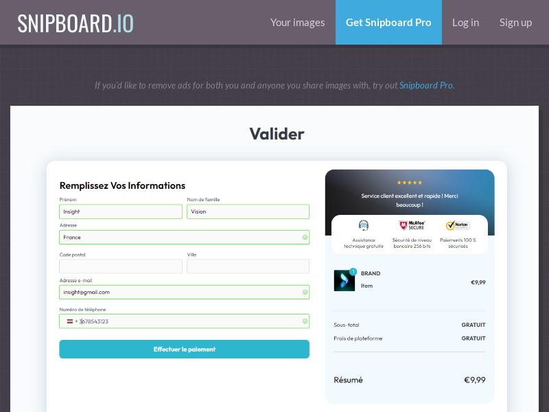 PresentInside - Dynamic Blank Page €9.99 (New Design v1) Fb Pixel + TikTok FR - CC Submit *CUSTOMIZABLE* *PREFILL*