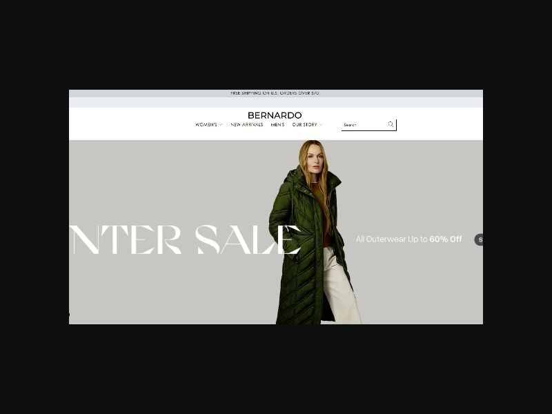 Bernardo Fashion - Eco-Smart Outerwear - RevShare (US)