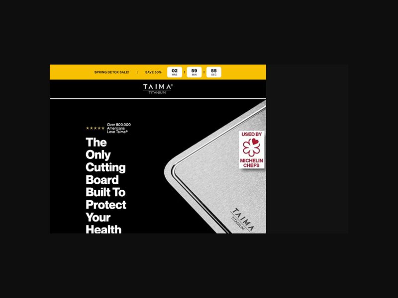 Taima Titanium - Titanium Cutting Boards - CPS (US)