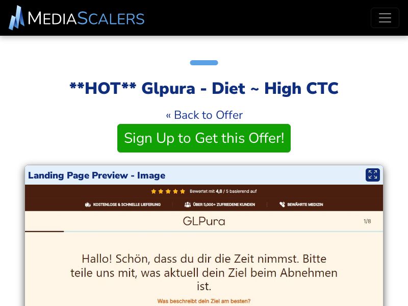 Glpura - Diet ~ High CTC {+DTC, Quiz} [DE, AT, CH]