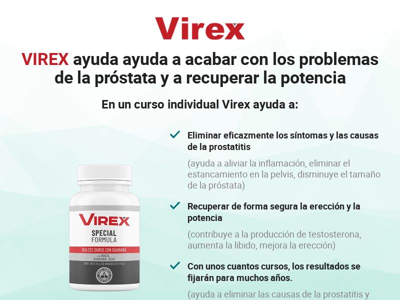 Virex (CO) - remedy for the treatment of prostatitis