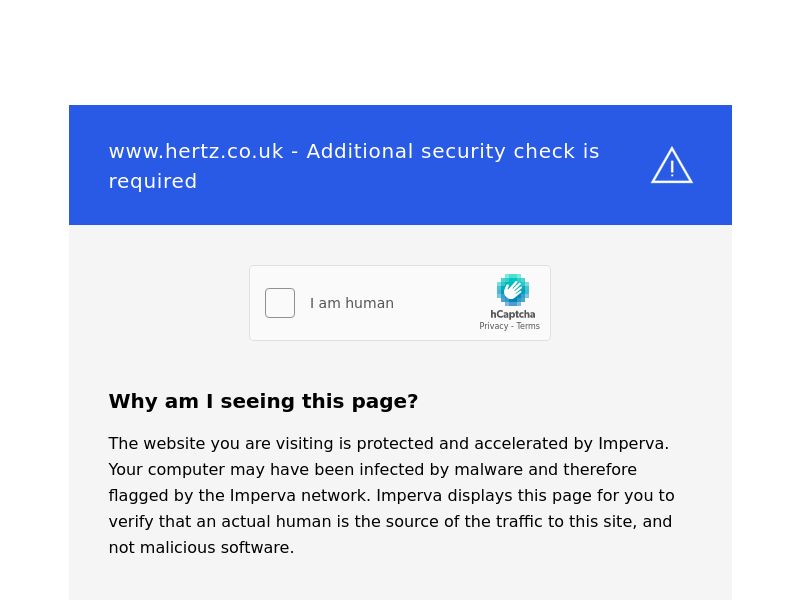 Hertz.co.uk Travel CPS - United Kingdom
