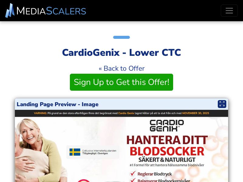 CardioGenix - Lower CTC {+Alt-Landers} (Event Tracking) [SE]