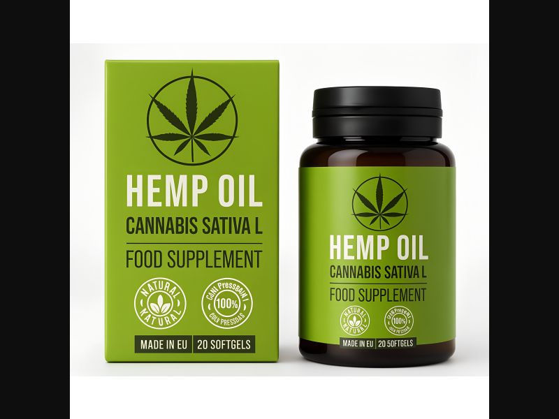 Hemp Oil - capsules for cystitis