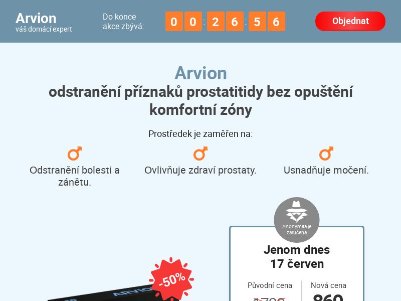 ARVION HU/CZ - prostatitis