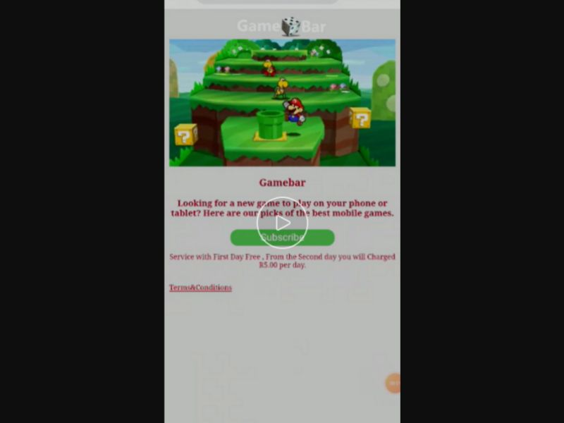 [MOB] Gamebar /ZA [Vodacom] 2 Click