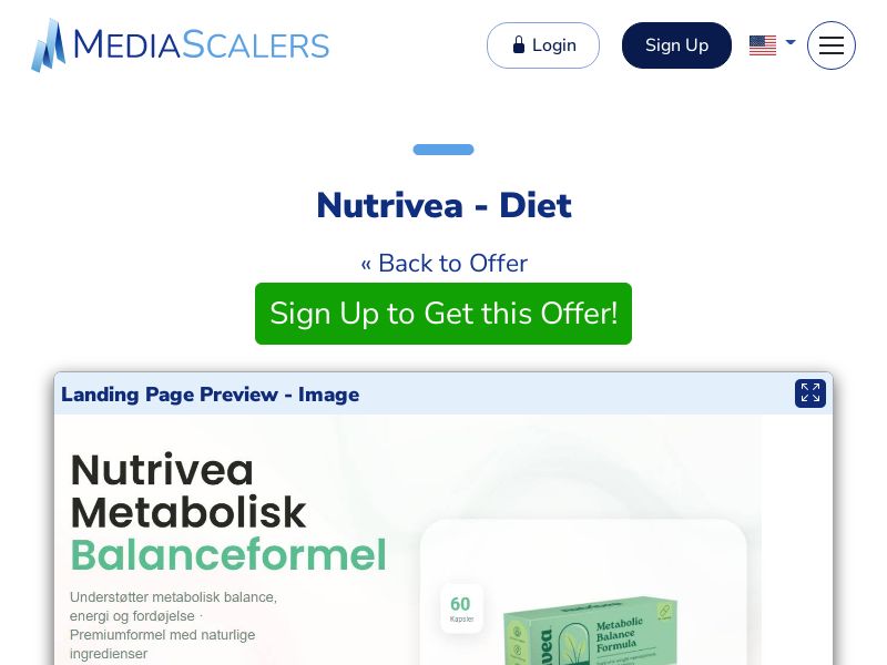 Nutrivea - Diet {+Quiz, DTC} (Event Tracking) [DK]