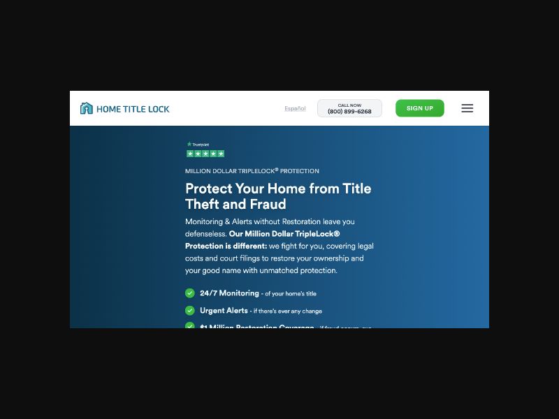 Home Title Lock - Free Trial - CPA (US)