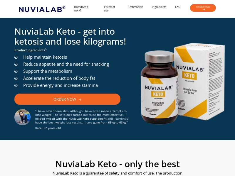 NuviaLab Keto Responsive - CPA | US