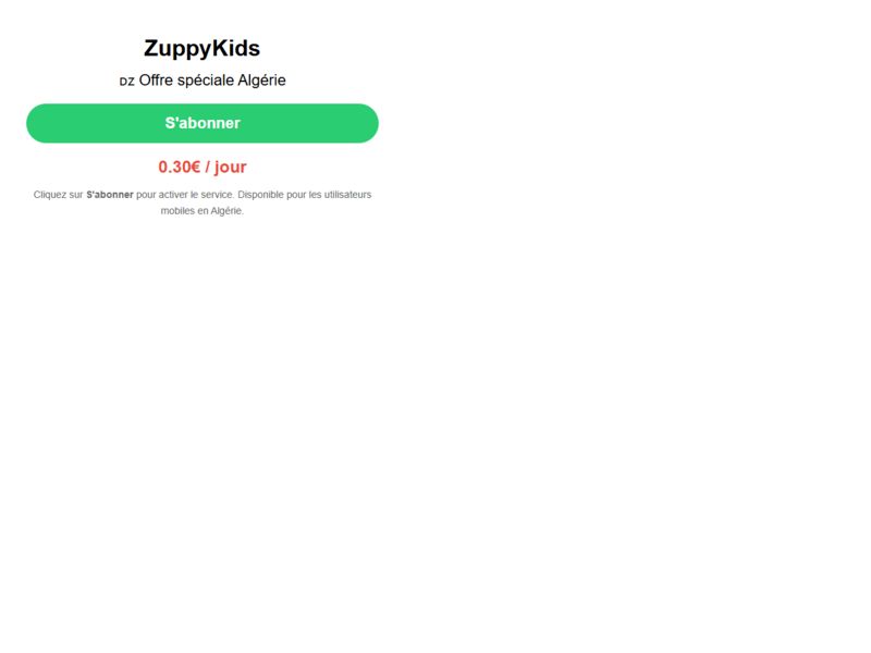 Zuppykids Djezzy