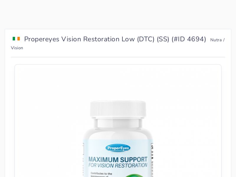 Propereyes Vision Restoration Low (DTC) (SS)