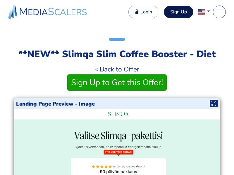 Slimqa Slim Coffee Booster - Diet [FI]