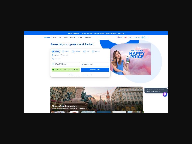 Priceline - Best Travel Deals - RevShare (WW)