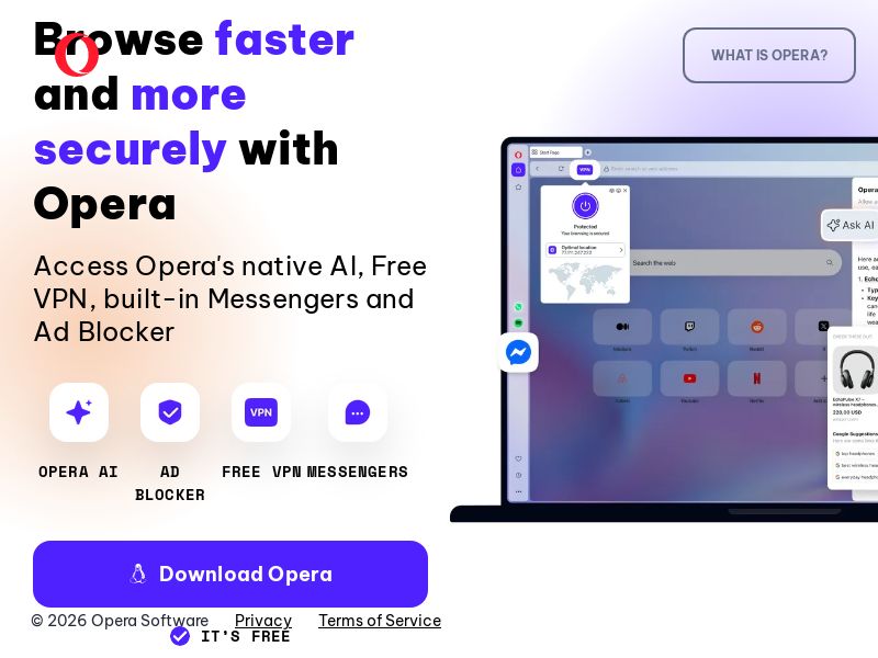 Opera One Direct - Cost Per Install - Desktop