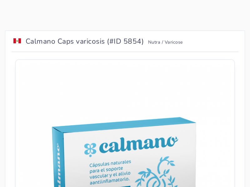 Calmano Caps varicosis