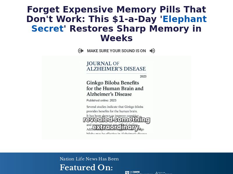 NeuroSharp (Brain Health) - VSL